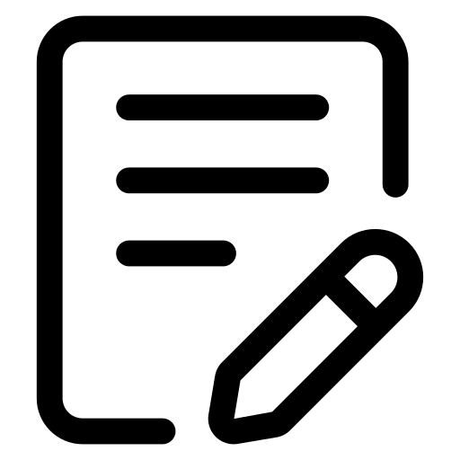 Small note icon